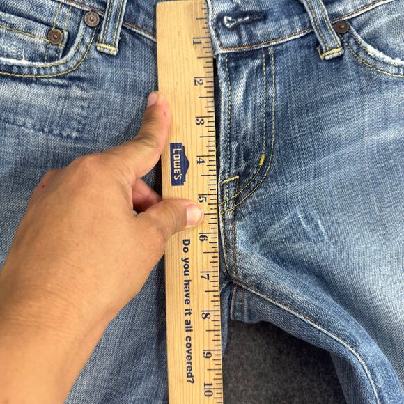 CITIZENS OF HUMANITY Blue‎ Denim Jeans Womens 28 Boho #111 Bootcut Low-Rise - Picture 8 of 10